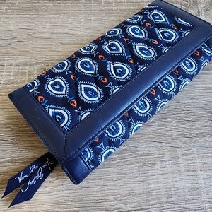 VERA BRADLEY Marrakesh Motifs Trifold Quilted Fabric Wallet